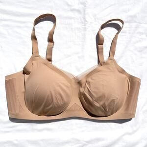 Honeylove Crossover Wireless Bra 1X 40C 40D Sand Beige